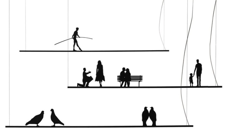 Lampa wisząca PHIL. Figurka kit A, kit B i kit C.