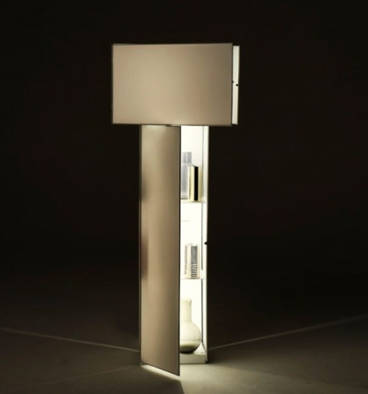 Lampa podłogowa, regał, witryna VELASCA.