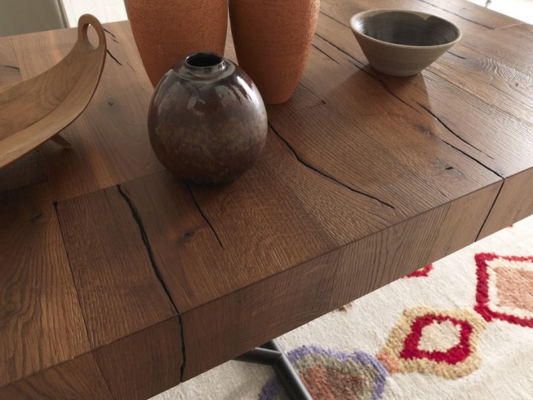 Stolik kawowy DOUBLE z regulowaną wysokością.